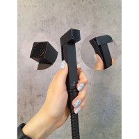 Гигиенический душ AltroBagno Beni aggiuntivi AltroBagnoBM060122NeOp со смесителем, черный матовый