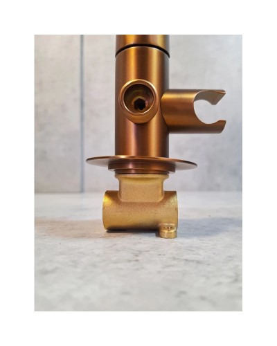 Гигиенический душ AltroBagno Modern 060123RaSp со смесителем, медь матовая