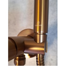 Гигиенический душ AltroBagno Modern 060123RaSp со смесителем, медь матовая