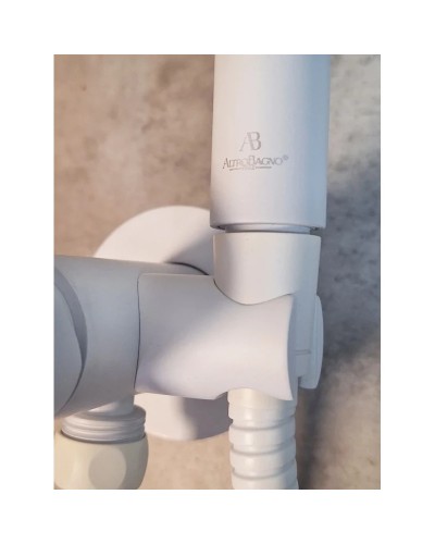 Гигиенический душ AltroBagno Modern 060124BiOp со смесителем, белый матовый