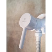 Гигиенический душ AltroBagno Modern 060125Bi со смесителем, белый глянец