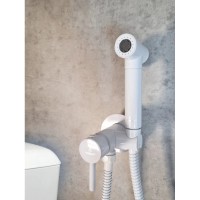 Гигиенический душ AltroBagno Modern 060125Bi со смесителем, белый глянец