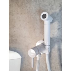 Гигиенический душ AltroBagno Modern 060125Bi со смесителем, белый глянец