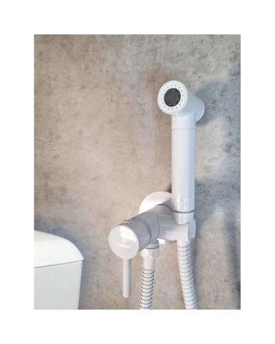 Гигиенический душ AltroBagno Modern 060125Bi со смесителем, белый глянец