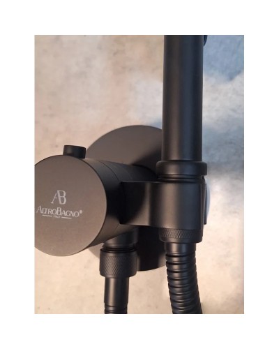 Гигиенический душ AltroBagno Beni aggiuntivi AltroBagnoBM060402NeOp с термостатом, черный матовый