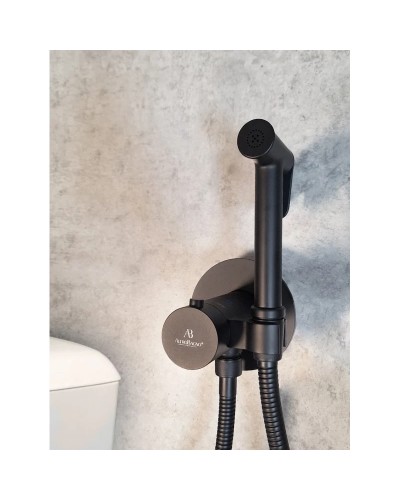 Гигиенический душ AltroBagno Beni aggiuntivi AltroBagnoBM060402NeOp с термостатом, черный матовый