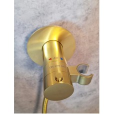 Гигиенический душ AltroBagno Beni aggiuntivi AltroBagnoBM060403OrSp с термостатом, золотой матовый