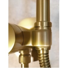 Гигиенический душ AltroBagno Beni aggiuntivi AltroBagnoBM060403OrSp с термостатом, золотой матовый