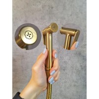 Гигиенический душ AltroBagno Beni aggiuntivi AltroBagnoBM060403OrSp с термостатом, золотой матовый