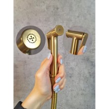 Гигиенический душ AltroBagno Beni aggiuntivi AltroBagnoBM060403OrSp с термостатом, золотой матовый