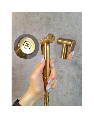 Гигиенический душ AltroBagno Beni aggiuntivi AltroBagnoBM060403OrSp с термостатом, золотой матовый
