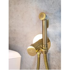 Гигиенический душ AltroBagno Beni aggiuntivi AltroBagnoBM060403OrSp с термостатом, золотой матовый