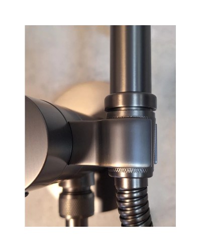 Гигиенический душ AltroBagno Beni aggiuntivi AltroBagnoBM060404GrMt с термостатом, оружейная сталь