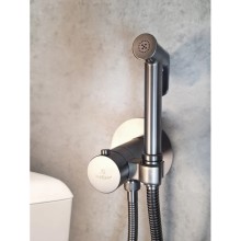 Гигиенический душ AltroBagno Beni aggiuntivi AltroBagnoBM060404GrMt с термостатом, оружейная сталь