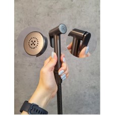 Гигиенический душ AltroBagno Beni aggiuntivi AltroBagnoBM060404GrMt с термостатом, оружейная сталь