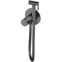 Гигиенический душ AltroBagno Beni aggiuntivi AltroBagnoBM060404GrMt с термостатом, оружейная сталь