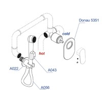 Гигиенический комплект WasserKRAFT А11056