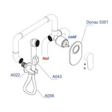 Гигиенический комплект WasserKRAFT А11056