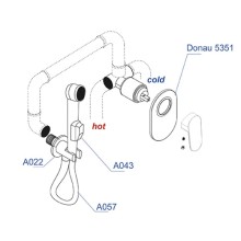 Гигиенический комплект WasserKRAFT А11057