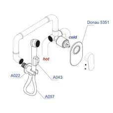 Гигиенический комплект WasserKRAFT А11057