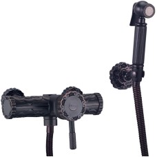 Гигиенический душ со смесителем Lemark Jasmine LM6618ORB Черная бронза