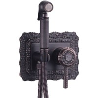 Гигиенический душ со смесителем Lemark Jasmine LM6619ORB Черная бронза