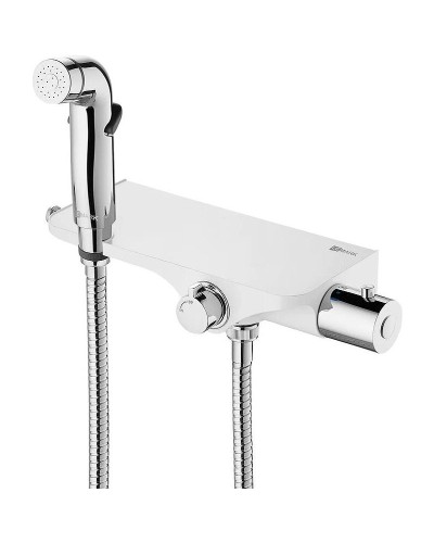 Гигиенический душ со смесителем Lemark Comfort LM7169CW с термостатом Хром