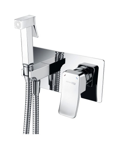Гигиенический душ со смесителем WasserKRAFT Aller 10638 Хром
