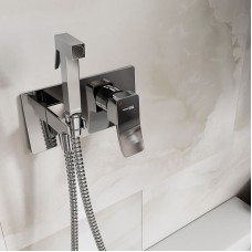 Гигиенический душ со смесителем WasserKRAFT Aller 10638 Хром