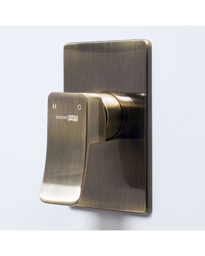 Гигиенический душ со смесителем WasserKRAFT Exter A01652 Бронза