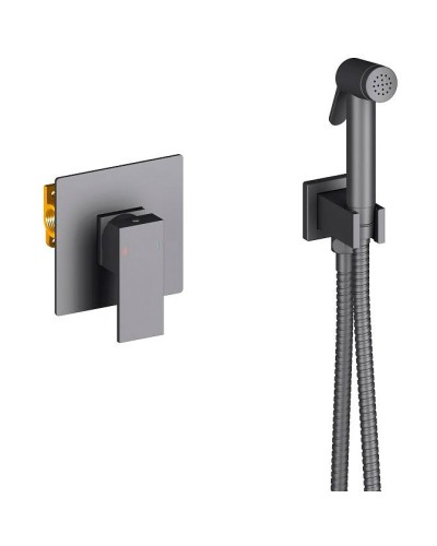 Гигиенический душ со смесителем Timo Selene 2089/03SM Черный матовый