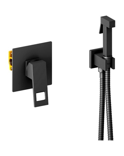 Гигиенический душ со смесителем Timo Briana 7189/03SM Черный матовый