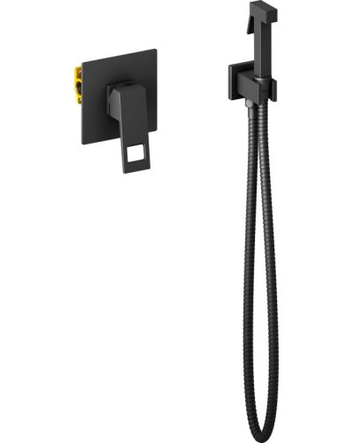 Гигиенический душ со смесителем Timo Briana 7189/03SM Черный матовый