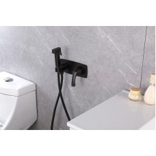 Гигиенический душ со смесителем Lemark Nubira LM6219ORB Черная бронза