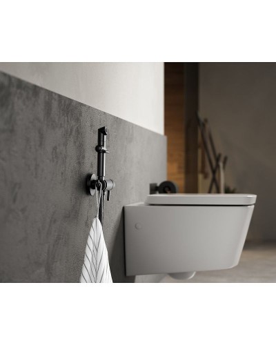 Гигиенический душ со смесителем Lemark Solo LM7166BL Черный