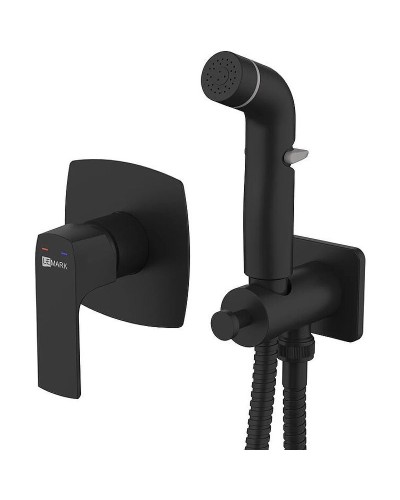 Гигиенический душ со смесителем Lemark Ursus LM7219BL Черный