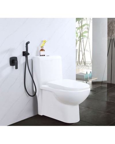 Гигиенический душ со смесителем Lemark Ursus LM7219BL Черный