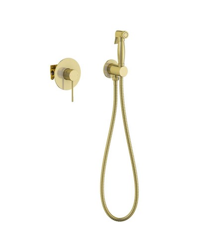 Гигиенический душ со смесителем Timo Saona 2389/17SM Золото матовое