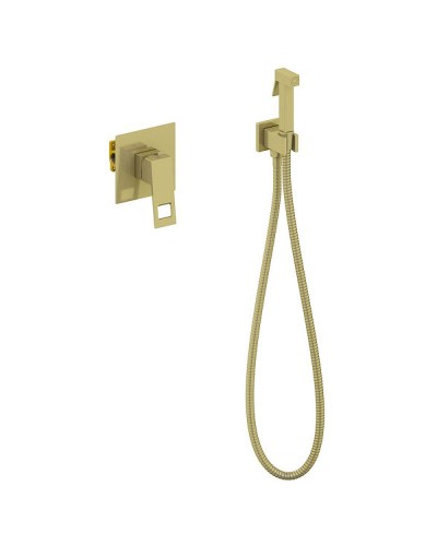 Гигиенический душ со смесителем Timo Briana 7189/17SM Золото матовое