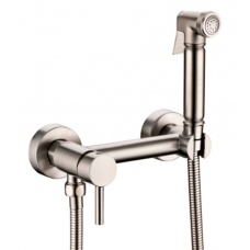 Смеситель с гигиеническим душем RIMERO RM800NK (Никель)