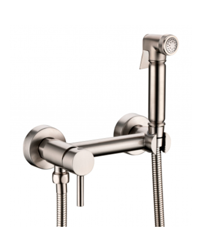 Смеситель с гигиеническим душем RIMERO RM800NK (Никель)