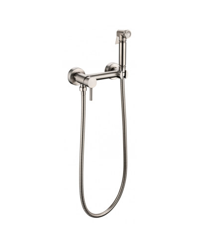 Смеситель с гигиеническим душем RIMERO RM800NK (Никель)