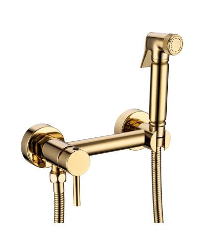 Смеситель с гигиеническим душем RIMERO RM800GO (Золото)