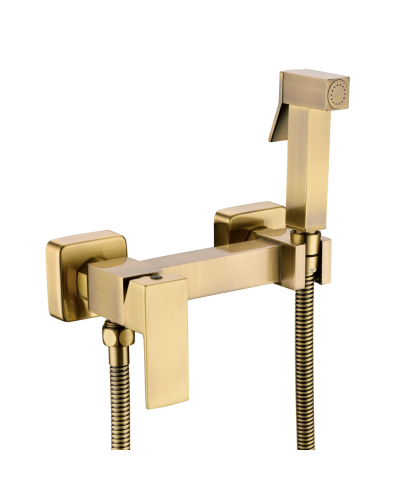 Смеситель с гигиеническим душем RIMERO RM700BR (Бронза)