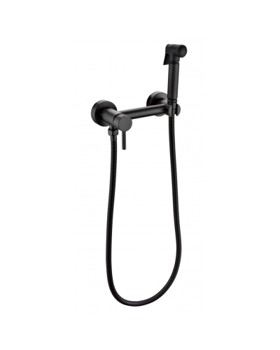 Смеситель с гигиеническим душем RIMERO RM800BL (Черный матовый)
