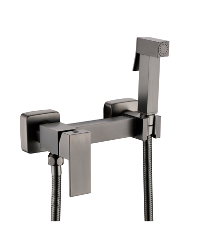 Смеситель с гигиеническим душем RIMERO RM700BG (Графит)