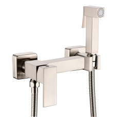 Смеситель с гигиеническим душем RIMERO RM700NK (Никель)