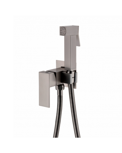 Смеситель встраиваемый с гигиеническим душем RIMERO RM020BG (Графит)