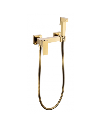 Смеситель с гигиеническим душем RIMERO RM700GO (Золото)