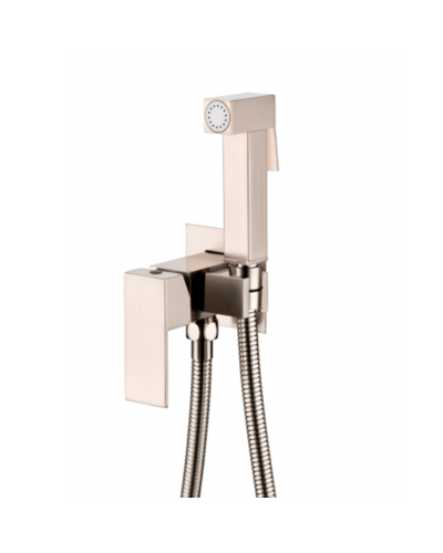 Смеситель встраиваемый с гигиеническим душем RIMERO RM020NK (Никель)